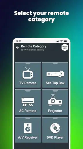 Điều khiển từ xa đa năng TV screenshot