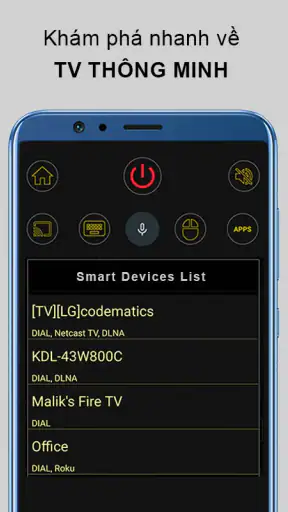 Điều khiển từ xa TV screenshot