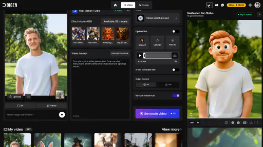 Digen: Trình Tạo Video AI screenshot