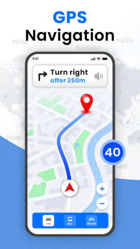 Định vị GPS- Easy Map Route screenshot