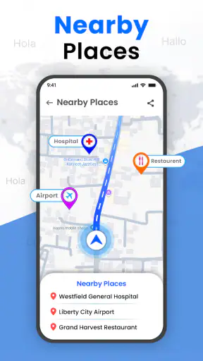 Định vị GPS- Easy Map Route screenshot