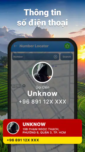 Định Vị Theo Dõi Số Điện Thoại screenshot