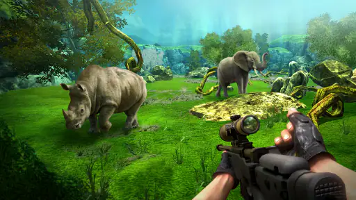 Dino Hunter: 3D Shooting Game screenshot