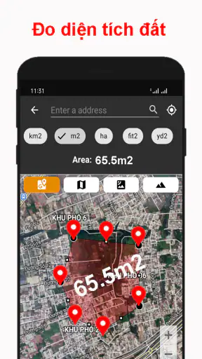 Đo diện tích đất screenshot