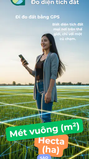 Đo diện tích đất GPS: GMapper screenshot
