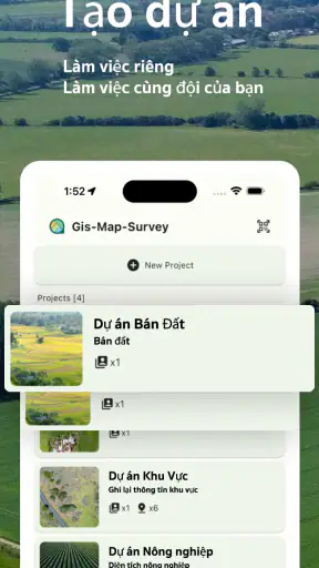 Đo diện tích đất GPS: GMapper screenshot