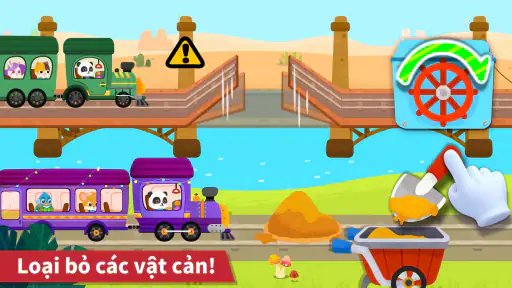 Đoàn Tàu của Bé Gấu Trúc screenshot