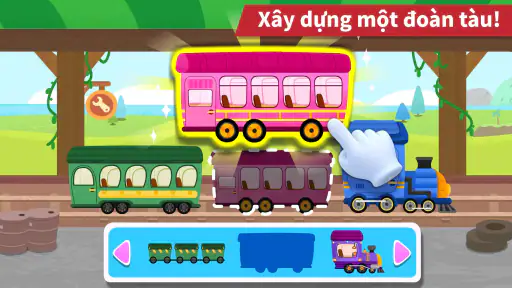 Đoàn Tàu của Bé Gấu Trúc screenshot