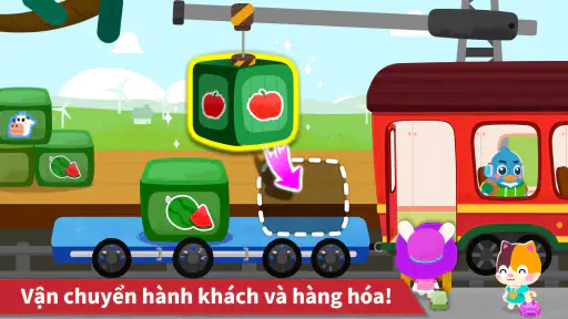 Đoàn Tàu của Bé Gấu Trúc screenshot