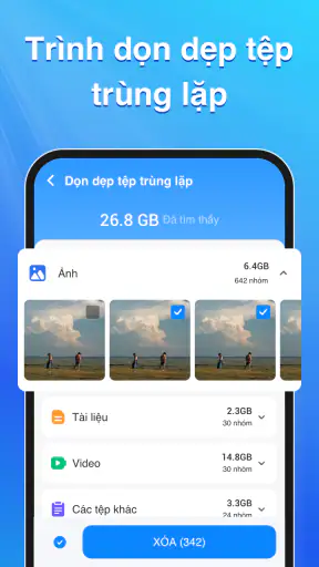 Dọn rác điện thoại, quét rác screenshot