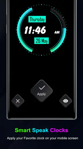 Đồng hồ thông minh nói đồng hồ screenshot