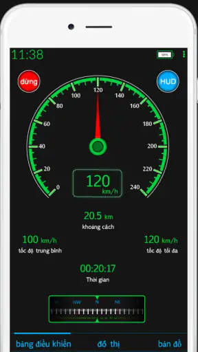 Đồng hồ tốc độ GPS screenshot