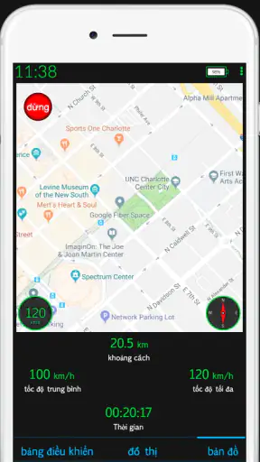 Đồng hồ tốc độ GPS screenshot