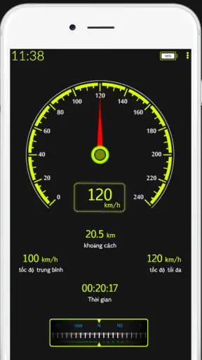 Đồng hồ tốc độ GPS screenshot