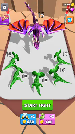 Dragons Merge: Trò chơi chiến screenshot