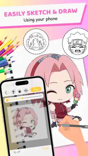 Draw Anime: Easy AR Tracing screenshot