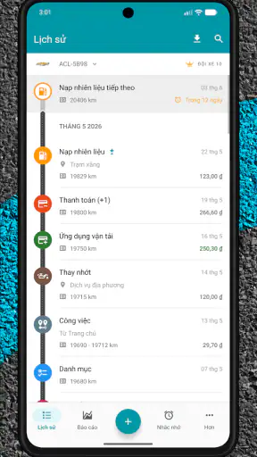 Drivvo - Quản lý phương tiện screenshot