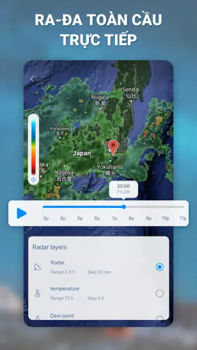 Dự báo thời tiết screenshot