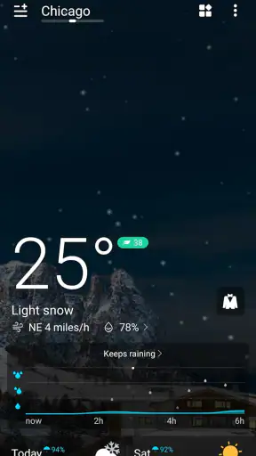 Dự báo thời tiết chính xác screenshot