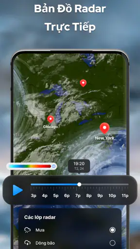 Dự Báo Thời Tiết Kèm Radar screenshot
