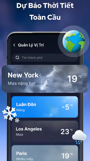 Dự Báo Thời Tiết Kèm Radar screenshot