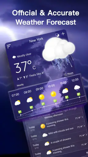 Dự báo thời tiết trực tiếp screenshot