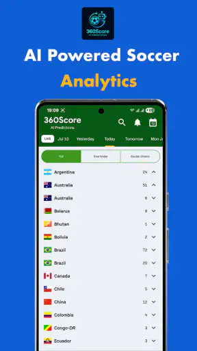 Dự đoán AI của 360Score screenshot