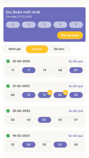 Dự đoán kết quả xổ số tự động screenshot