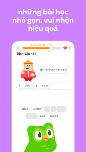 Duolingo: Học ngoại ngữ screenshot