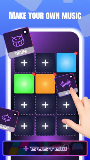 Easy Drum Pad: Tạo Beat Nhạc screenshot