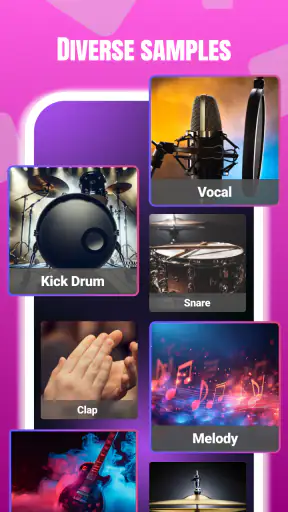 Easy Drum Pad: Tạo Beat Nhạc screenshot
