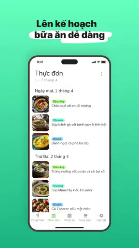 Eatr・AI Thực đơn & Ăn kiêng screenshot
