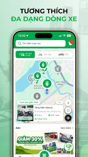 EBOOST - Trạm sạc xe điện screenshot