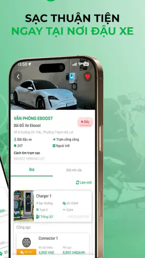 EBOOST - Trạm sạc xe điện screenshot