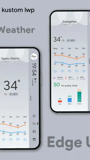 EdgeUI For KLWP screenshot