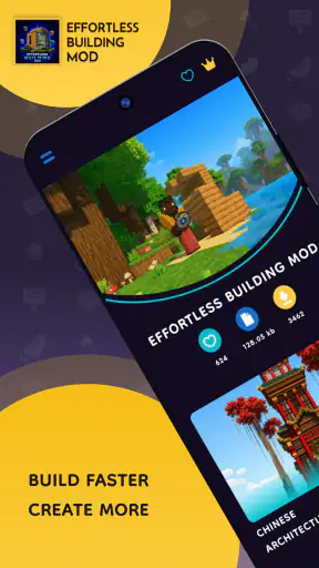 Effortless building mod MCPE screenshot