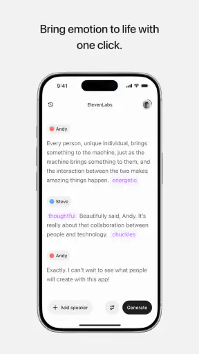 ElevenLabs: AI Voice Generator screenshot