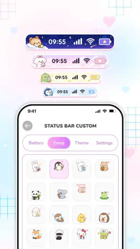 Emoji Battery: Status Icons screenshot
