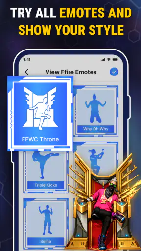 Emotes Player Skin screenshot