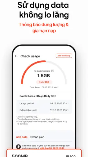 eSIMEasy–Du lịch không roaming screenshot