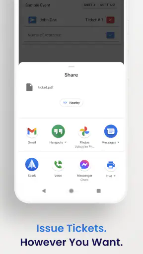 Event Ticket Hero: Create. Run screenshot