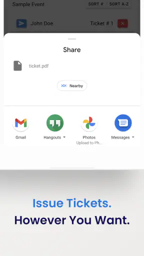Event Ticket Hero: Create. Run screenshot