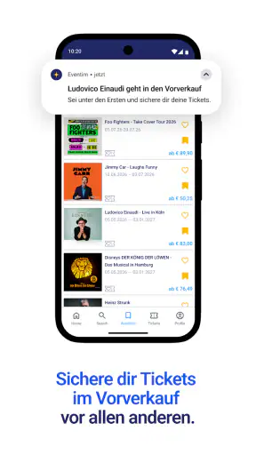 EVENTIM DE: Tickets für Events screenshot