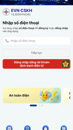 EVN CSKH screenshot