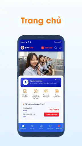 EVNCPC CSKH screenshot