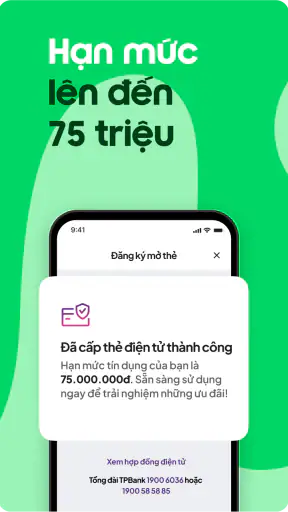 EVO Thẻ mở ngay Tiền hoàn liền screenshot