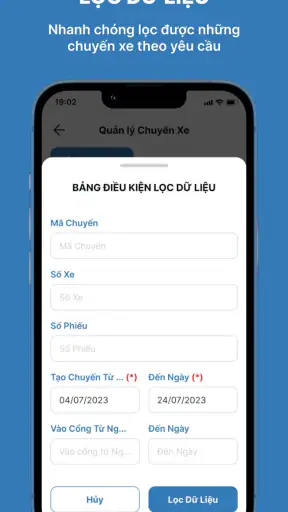 eWMS screenshot