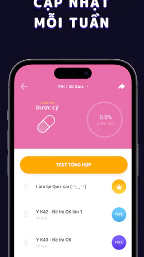 FA Quiz - App Y khoa cục súc screenshot