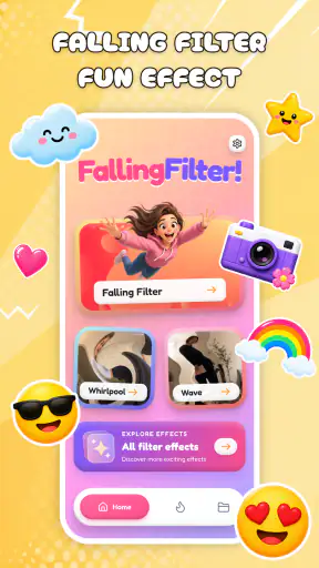 Falling Filter: Fun Effect screenshot