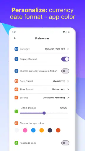 Family budget—Spending tracker screenshot